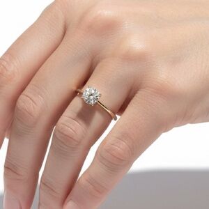 🆕 Luxury Moissanite Diamond Engagement Ring Size 7